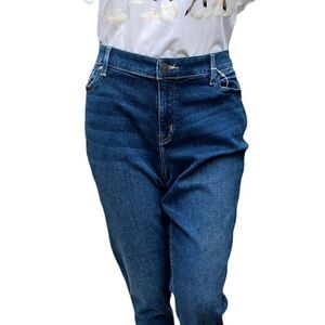 Lane Bryant Dark Blue Skinny Jeans